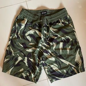 RIPNDIP Green Tiger Camo Shorts